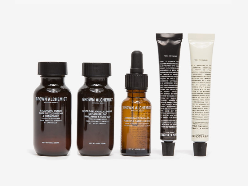 Grown Alchemist, a complete facial kit including a Hydra-Repair